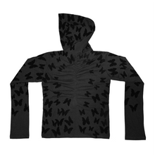 Load image into Gallery viewer, Velvet Butterfly Hoodie
